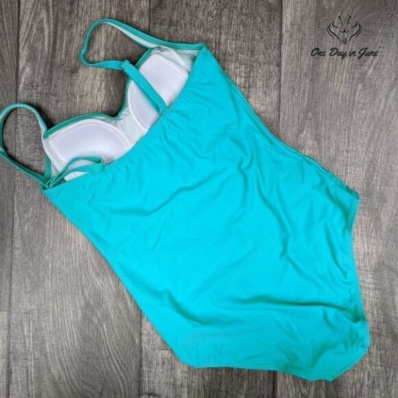 Ekouaer Elegant Inspired Vintage Pin up One Piece Size M - Picture 5 of 5